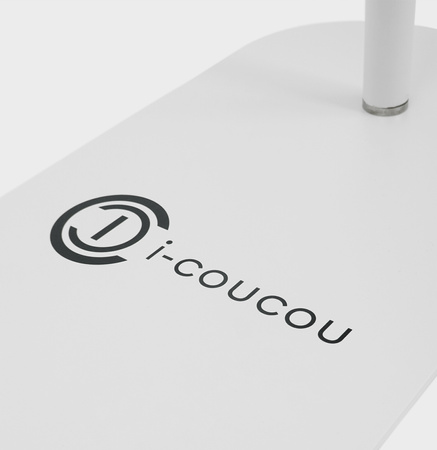 Lampa kosmetyczna do przedłużania rzęs POL Moon III z cyrkoniami biała