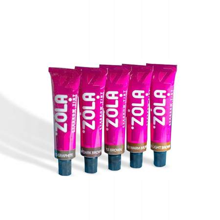 Farbka do brwi Zola 01 Light brown, 15 ml