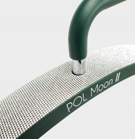 Lampa kosmetyczna do przedłużania rzęs POL Moon II z cyrkoniami zielona