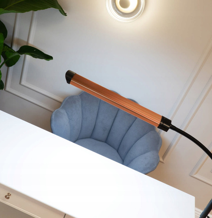 Lampa Kosmetyczna Biurkowa Obrotowa LED Energooszczędna z Uchwytem