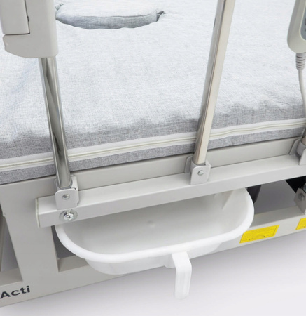 Łóżko Rehabilitacyjne Szpitalne Barierka Manualne Wysięgnik Regulowane