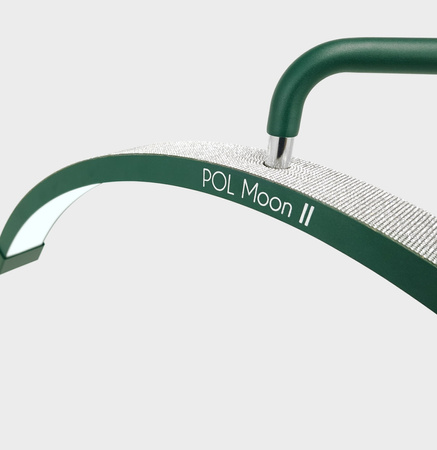 Lampa kosmetyczna do przedłużania rzęs POL Moon II z cyrkoniami zielona