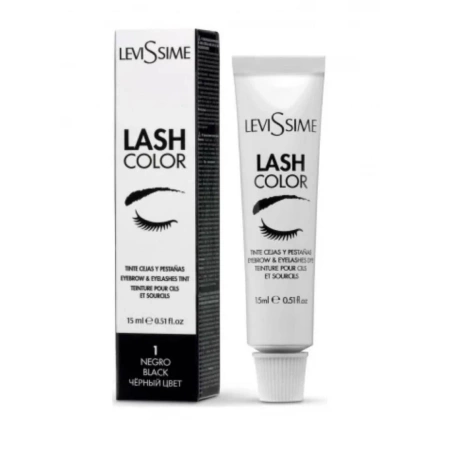 Levissime Farba do brwi i rzęs LASH COLOR 15ml  1 BLACK