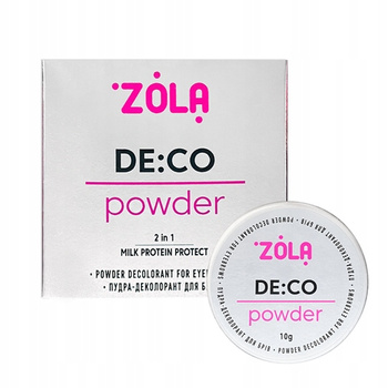 Puder dekoloryzujący do brwi Zola Deco Powder 10g