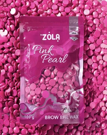 Wosk do depilacji bez paskowy BROW EPIL WAX pink pearl Zola 100g