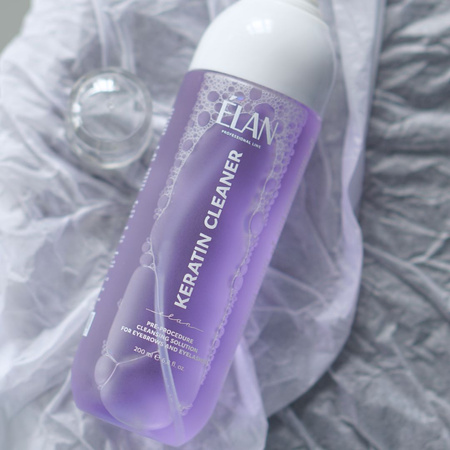 ELAN KERATIN CLEANER: Płyn oczyszczający do brwi i rzęs