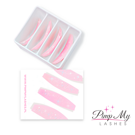 Pimp My Lashes Zestaw wałków do laminacji rzęs Brokatowy