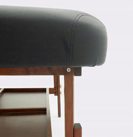 Stół Łóżko Masażu Leżanka Drewniany Dwusegmentowy Regulowany Drewno Pianka