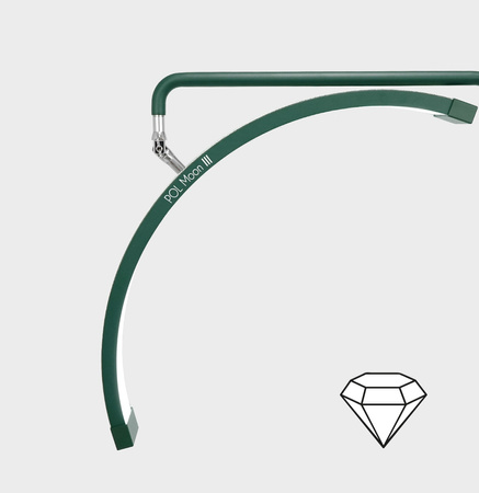 Lampa Kosmetyczna Podłogowa Stojąca Regulowana Led Bezcieniowa Rzęs Zielona