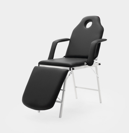 Fotel kosmetyczny składany leżanka do pedicure i przedłużania rzęs