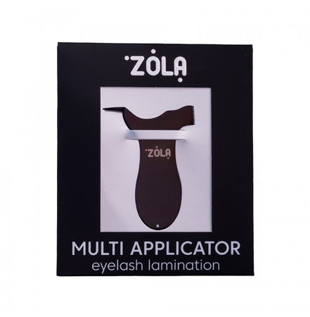 ZOLA grzebyk metalowy do laminacji MULTI Black