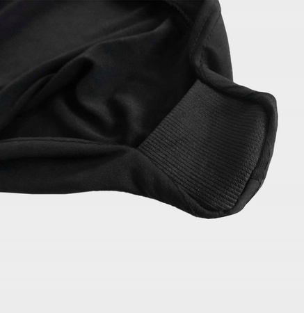 Prześcieradło Pokrycie Kosmetyczne Elastyczne Wycięciem Nogi Czarne 60x180