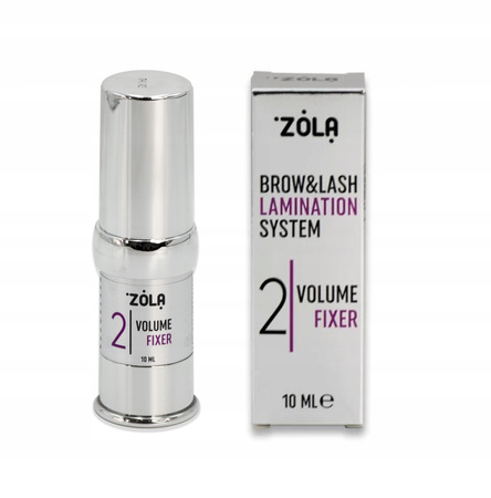 Krok do laminacji brwi Zola 02 Volume Fixer