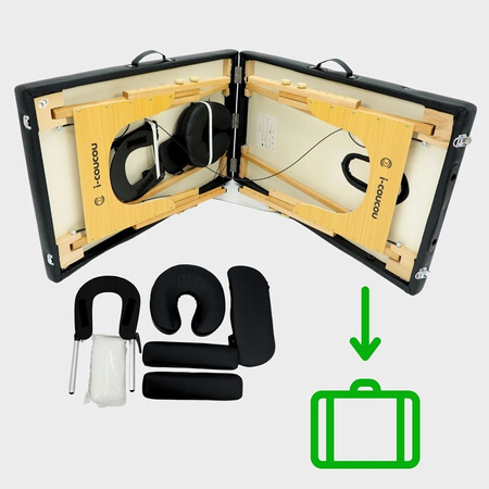 Łóżko Kosmetyczne Pianka 5cm Rzęs Leżanka Drewniane Składane Tatuażu Stół