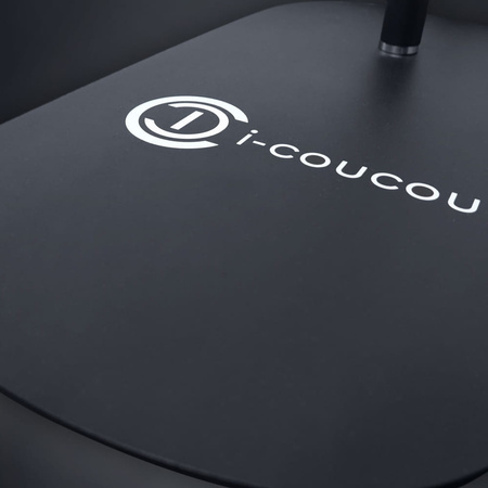 Lampa kosmetyczna do przedłużania rzęs POL Moon II z cyrkoniami czarna