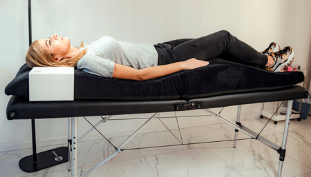 ZESTAW: Łóżko kosmetyczne + materac anatomiczny CLOUD 60 cm