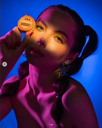 ZOLA LAMI BALM POMARAŃCZOWY klej bez kleju do laminowania rzęs 30g