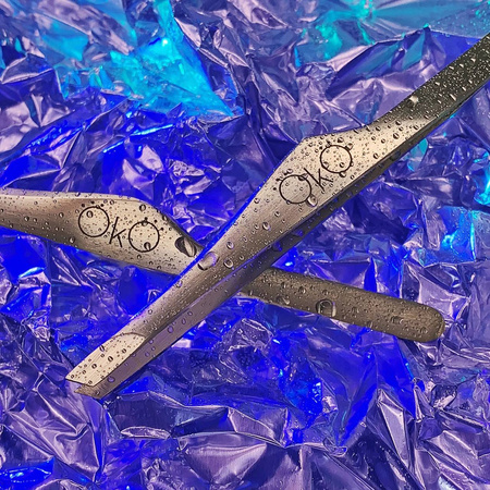 OkO Pęseta do brwi 02 EASY TOUCH , ręcznie zaostrzona