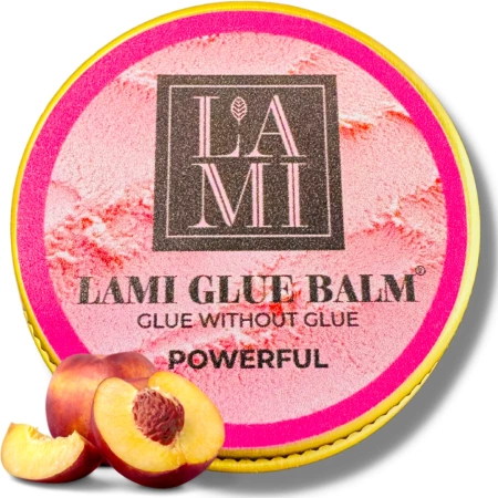 Lami Lashes Klej bez kleju do lami rzęs Glue Balm 20ml Peach