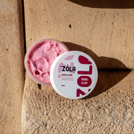 ZOLA Brow scrub peeling drobnoziarnisty do brwi 100 ml