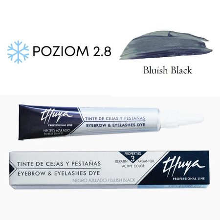 Thuya Farba arganowo - keratynowa do brwi i rzęs Thuya  Violet Black - Fioletowa Czerń