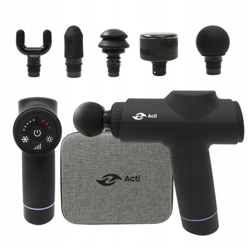 Pistolet Masażu Masażer Chłodzący Grzejący Pleców Ciała Szyi Massage Gun