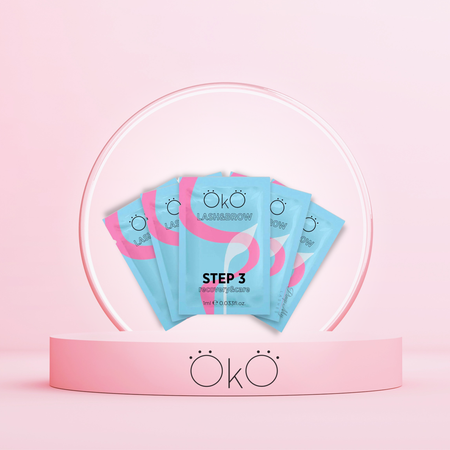 OkO Saszetki do laminacji rzęs i brwi, Step 3 zestaw (5 saszetek)