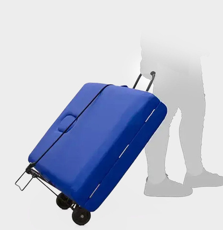 Wózek transportowy do łóżek kosmetycznych, składany