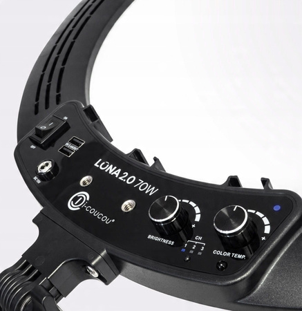 Lampa Kosmetyczna Led Przedłużania Rzęs Makijażu Bezcieniowa Podłogowa Ring