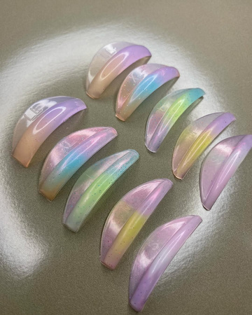 LAMI TIME RAINBOW Wałki do lami Okrągłe Zestaw