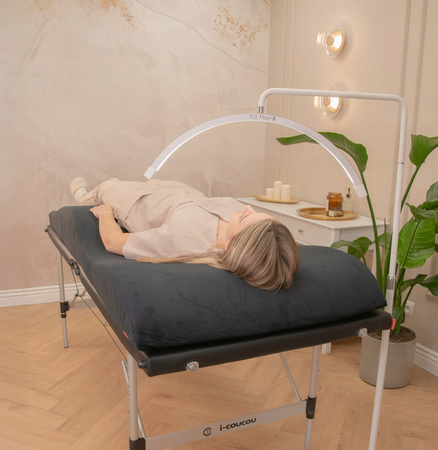 Poszewka Pokrowiec Materac Anatomiczny Kosmetyczny Welurowy Czarny 80 cm