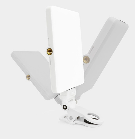 Lampka LED Telefon Klips Składana Zdjęć Selfie Makijaż Kosmetyczna Biała 5W