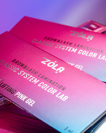 ZOLA Color Lab 01  Lifting Pink Gel zestaw saszetek 3 x 1ml