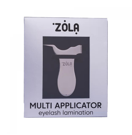 ZOLA grzebyk do laminacji metalowy MULTI Silver