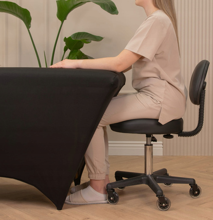 ZESTAW: Materac anatomiczny + prześcieradło na łóżko kosmetyczne 60 cm