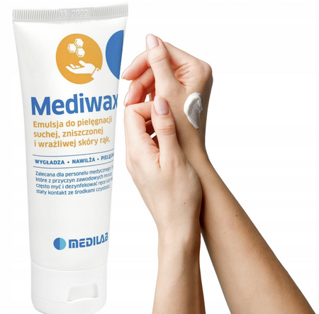 Medilab Mediwax Pielęgnacyjny Krem ochronny do rąk 75 ml