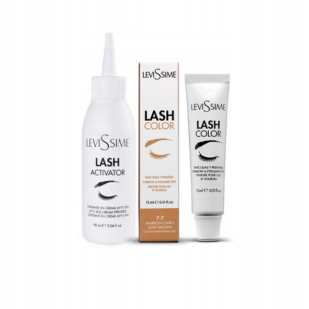 Kremowa Farba do brwi i rzęs Lash Color 15ml Levissime Light Brown 7-7