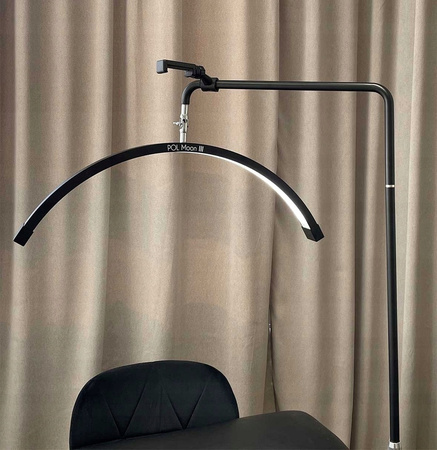 Lampa kosmetyczna do przedłużania rzęs POL Moon III czarna