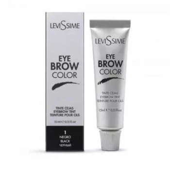 Levissime Farba do brwi EYEBROW TINT 15ml  Czarny 1