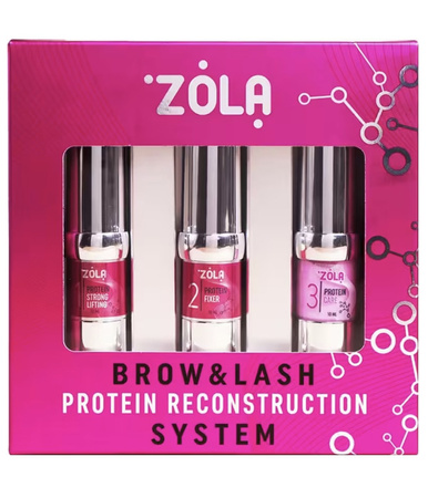 ZOLA - Zestaw do laminacji Brow&Lash Protein Reconstruction System
