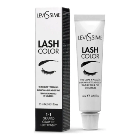 Levissime Farba do brwi i rzęs LASH COLOR 15ml 1.1 GRAPHITE
