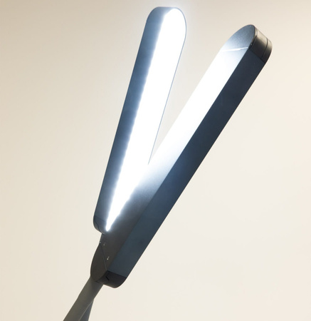 Duo Studio dwuramienna lampa kosmetyczna CZARNA