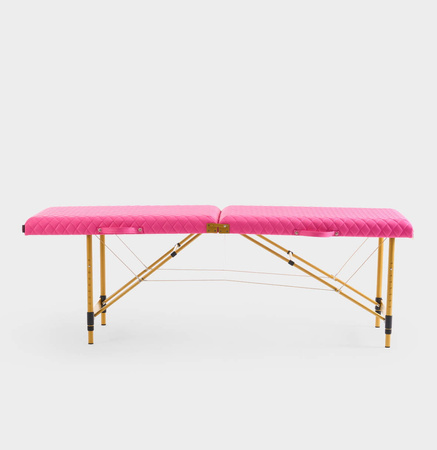 Łóżko Kosmetyczne Stół do Stylizacji Rzęs Składane Aluminiowe 60 cm