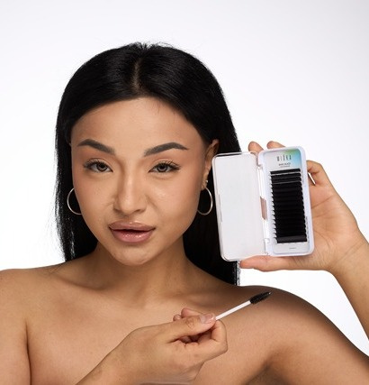 Szczoteczki do czesania Rzęs i Brwi Jednorazowe 50 szt Czarny / Czarny