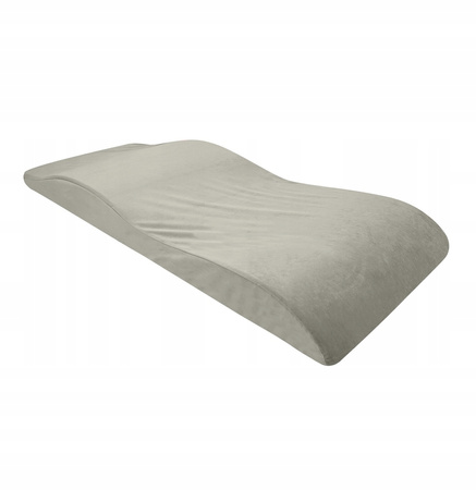 Pokrowiec Materac Anatomiczny Kosmetyczny Szary Gumka Poszewka Welurowa 60