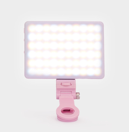 Lampa LED Klips Składana Selfie Telefon Zdjęć Makijażu Kosmetyczna Rzęs Róż