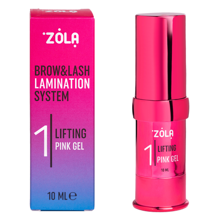 ZOLA Color Lab 01 Lifting Pink Preparat do laminacji brwi i rzęs