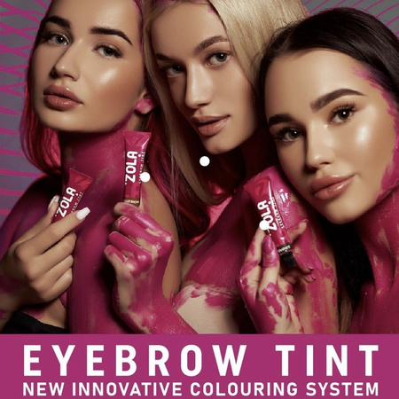 ZOLA Farba do brwi z kolagenem 15ml.  03 brown