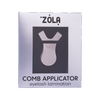 ZOLA grzebyk do laminacji metalowy Metal Comb Silver