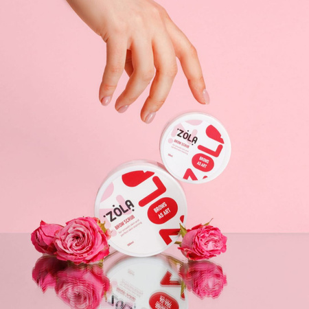 ZOLA Brow scrub peeling drobnoziarnisty do brwi 100 ml